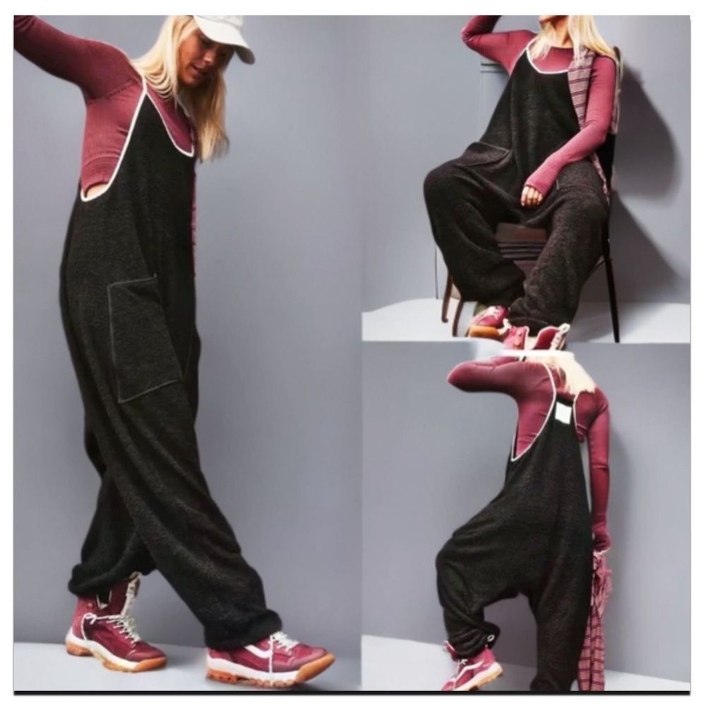 ⚠️SOLD-8/10/24⚠️MC⚠️NWT Free People Hot Shot Cozy Cuddle Up Onesie - Picture 2 of 16